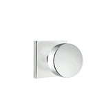 Emtek - Passage, Square Rosette, Round Knob, US26 - Polished Chrome