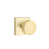 Emtek - Dummy, Square Rosette, Round Knob, US4 - Satin Brass