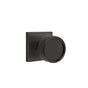 Emtek - Concealed Fastener Privacy, Square Rosette US10B, Conical Stem US10B, Knurled Knob US10B - Oil Rubbed Bronze