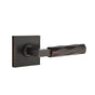 Emtek - Privacy, Square Rosette US10B, L-Square Stem US10B, Tribeca Handle US10B LH - Oil Rubbed Bronze
