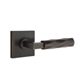 Emtek - Passage, Square Rosette US10B, L-Square Stem US10B, Tribeca Handle US10B LH - Oil Rubbed Bronze