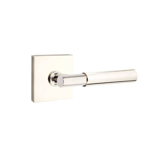 Emtek - Select Dummy, Square Rosette US14, T-Bar Stem US14, Smooth Handle US14 - Polished Nickel