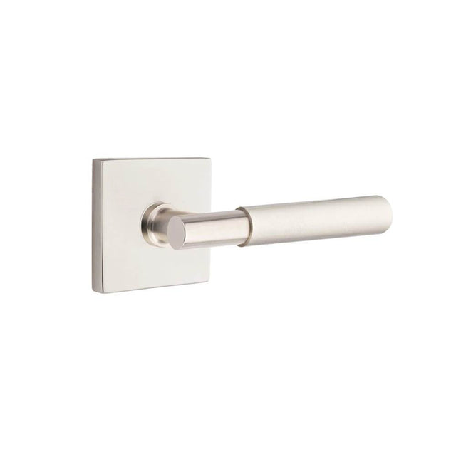 Emtek - Concealed Fastener, Select Passage, Square Rosette US15, T-Bar Stem US15, Smooth Handle US15 - Satin Nickel