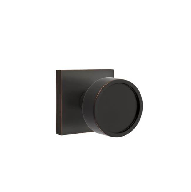 Emtek - Dummy, Square Rosette, Verve Knob, US10B - Oil Rubbed Bronze