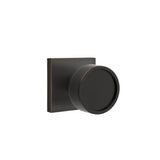 Emtek - Dummy, Square Rosette, Verve Knob, US10B - Oil Rubbed Bronze