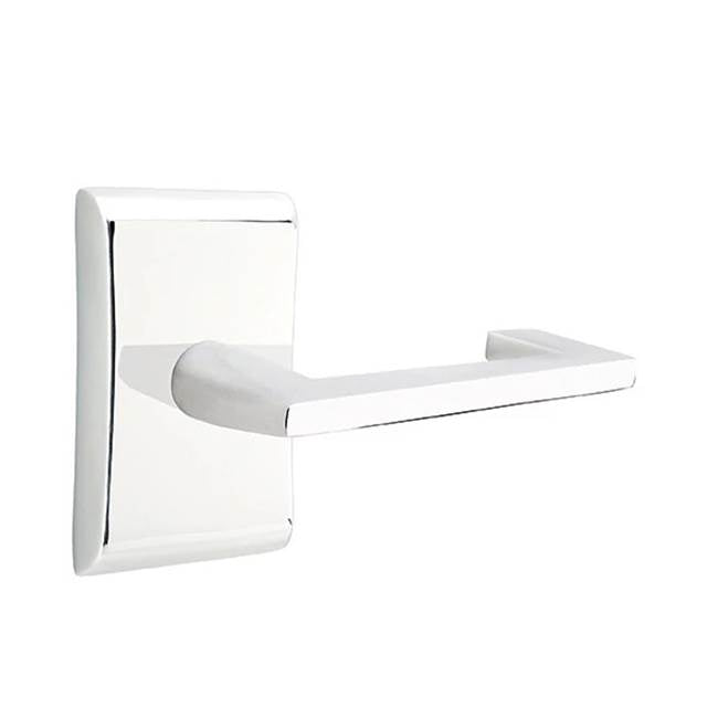Emtek - Privacy, Neos Rosette, Argos Lever, LH, US26 - Polished Chrome
