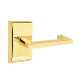 Emtek - Passage, Neos Rosette, Argos Lever, RH, US3NL - Unlacquered Brass