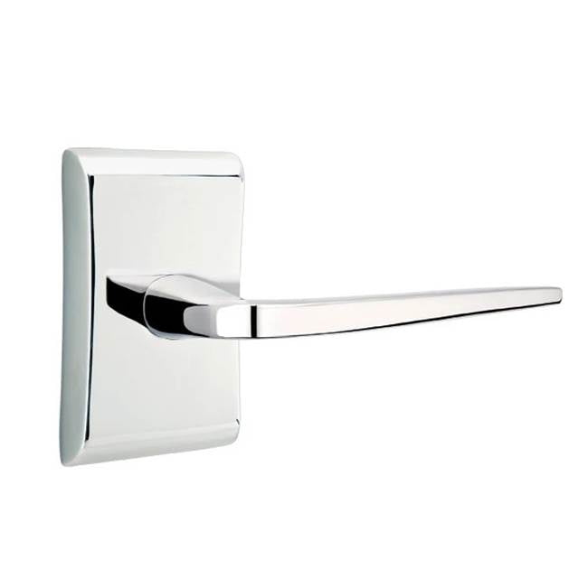 Emtek - Passage, Neos Rosette, Athena Lever, RH, US26 - Polished Chrome