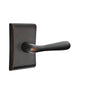 Emtek - Privacy, Neos Rosette, Basel Lever, RH, US10B - Oil Rubbed Bronze