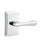 Emtek - Passage, Neos Rosette, Basel Lever, RH, US26 - Polished Chrome