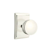 Emtek - Privacy, Neos Rosette, Bern Knob, US14 - Polished Nickel