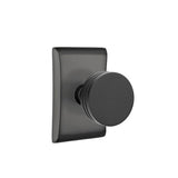 Emtek - Privacy, Neos Rosette, Bern Knob, US19 - Flat Black