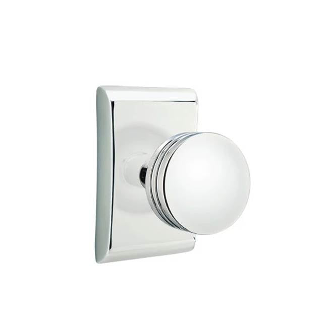 Emtek - Passage, Neos Rosette, Bern Knob, US26 - Polished Chrome