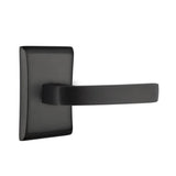Emtek - Privacy, Neos Rosette, Breslin Lever, LH, US19 - Flat Black