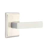 Emtek - Concealed, Passage, Neos Rosette, Dumont Lever, US15 - Satin Nickel