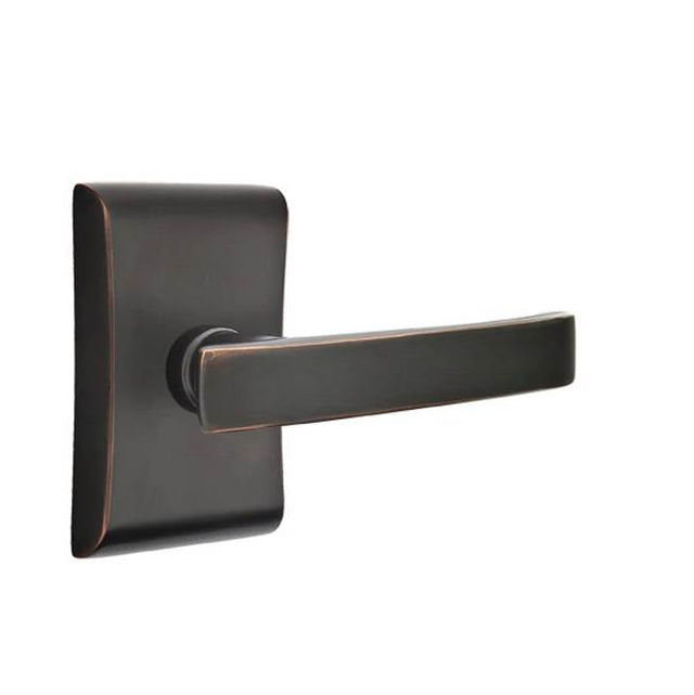 Emtek - Dummy, Neos Rosette, Geneva Lever, US10B - Oil Rubbed Bronze