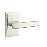 Emtek - Passage, Neos Rosette, Geneva Lever, RH, US14 - Polished Nickel