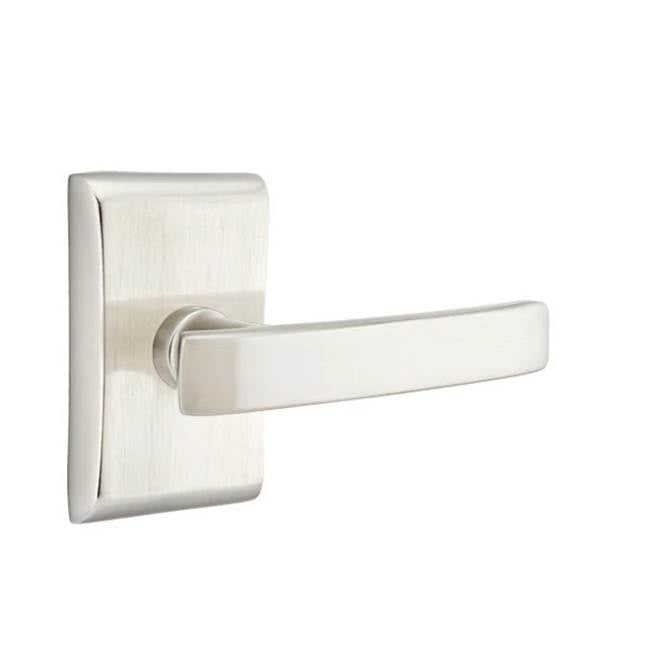 Emtek - Privacy, Neos Rosette, Geneva Lever, LH, US15 - Satin Nickel
