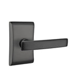 Emtek - Passage, Neos Rosette, Geneva Lever, LH, US19 - Flat Black