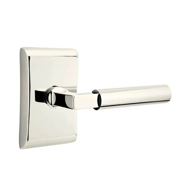 Emtek - Passage, Neos Rosette, Hercules Lever, RH, US14 - Polished Nickel