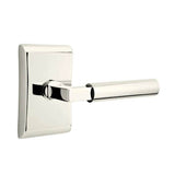 Emtek - Passage, Neos Rosette, Hercules Lever, RH, US14 - Polished Nickel
