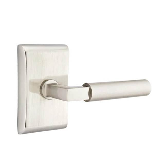 Emtek - Passage, Neos Rosette, Hercules Lever, LH, US15 - Satin Nickel