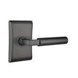 Emtek - Passage, Neos Rosette, Hercules Lever, LH, US19 - Flat Black