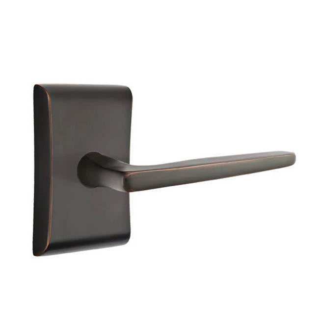 Emtek - Passage, Neos Rosette, Hermes Lever, RH, US10B - Oil Rubbed Bronze