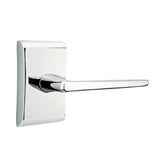 Emtek - Privacy, Neos Rosette, Hermes Lever, RH, US26 - Polished Chrome