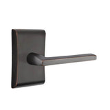 Emtek - Passage, Neos Rosette, Helios Lever, LH, US10B - Oil Rubbed Bronze
