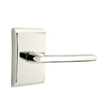 Emtek - Passage, Neos Rosette, Helios Lever, RH, US14 - Polished Nickel