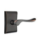 Emtek - Concealed, Passage, Neos Rosette, Luzern Lever, US10B - Oil Rubbed Bronze