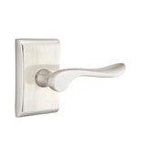Emtek - Privacy, Neos Rosette, Luzern Lever, RH, US15 - Satin Nickel