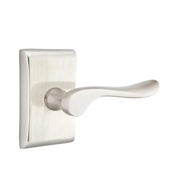 Emtek - Concealed, Passage, Neos Rosette, Luzern Lever, US15 - Satin Nickel