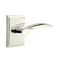 Emtek - Privacy, Neos Rosette, Mercury Lever, LH, US14 - Polished Nickel
