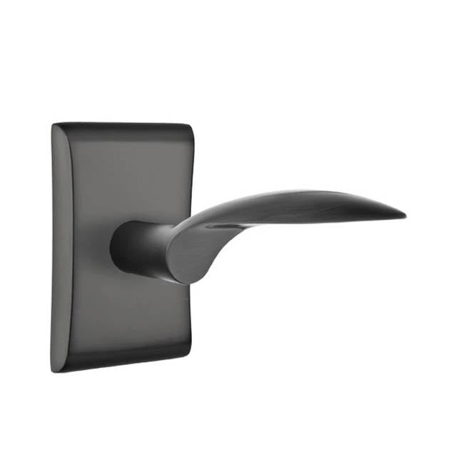 Emtek - Passage, Neos Rosette, Mercury Lever, RH, US19 - Flat Black