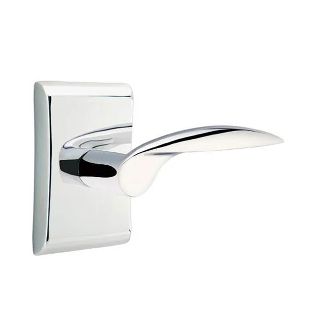 Emtek - Privacy, Neos Rosette, Mercury Lever, RH, US26 - Polished Chrome