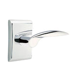 Emtek - Privacy, Neos Rosette, Mercury Lever, RH, US26 - Polished Chrome