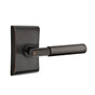 Emtek - Dummy, Neos Rosette, Myles Lever, US10B - Oil Rubbed Bronze