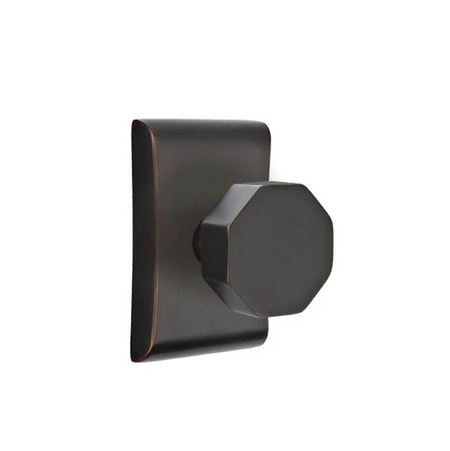 Emtek - Privacy, Neos Rosette, Octagon Knob, US10B - Oil Rubbed Bronze