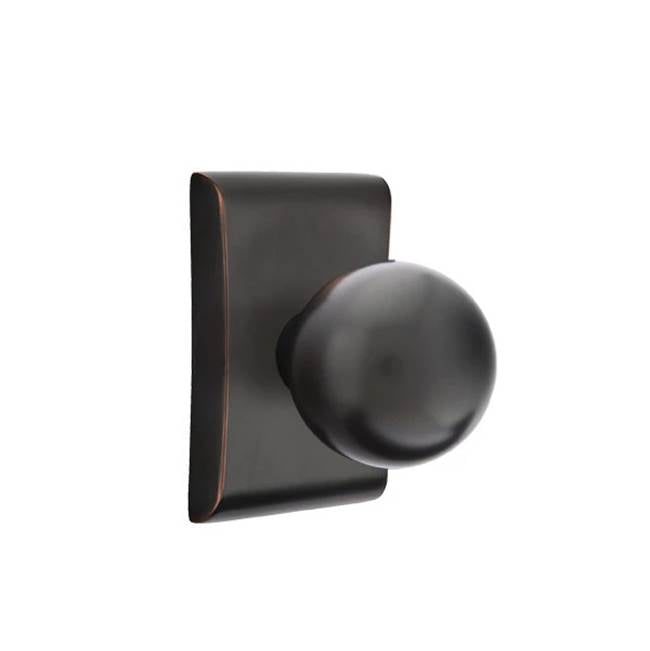 Emtek - Passage, Neos Rosette, Orb Knob, US10B - Oil Rubbed Bronze
