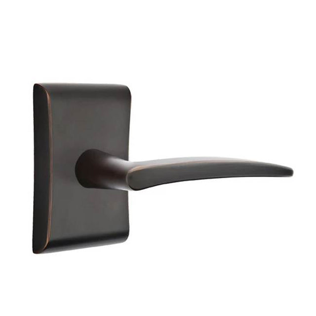 Emtek - Passage, Neos Rosette, Poseidon Lever, LH, US10B - Oil Rubbed Bronze
