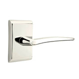 Emtek - Dummy, Neos Rosette, Poseidon Lever, US14 - Polished Nickel