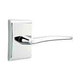 Emtek - Privacy, Neos Rosette, Poseidon Lever, LH, US26 - Polished Chrome