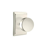 Emtek - Dummy, Neos Rosette, Round Knob, US14 - Polished Nickel