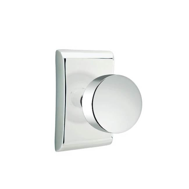 Emtek - Dummy, Neos Rosette, Round Knob, US26 - Polished Chrome