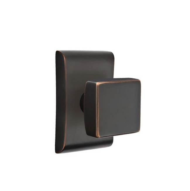 Emtek - Passage, Neos Rosette, Square Knob, US10B - Oil Rubbed Bronze