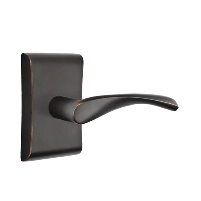 Emtek - Concealed, Passage, Neos Rosette, Triton Lever, US10B - Oil Rubbed Bronze