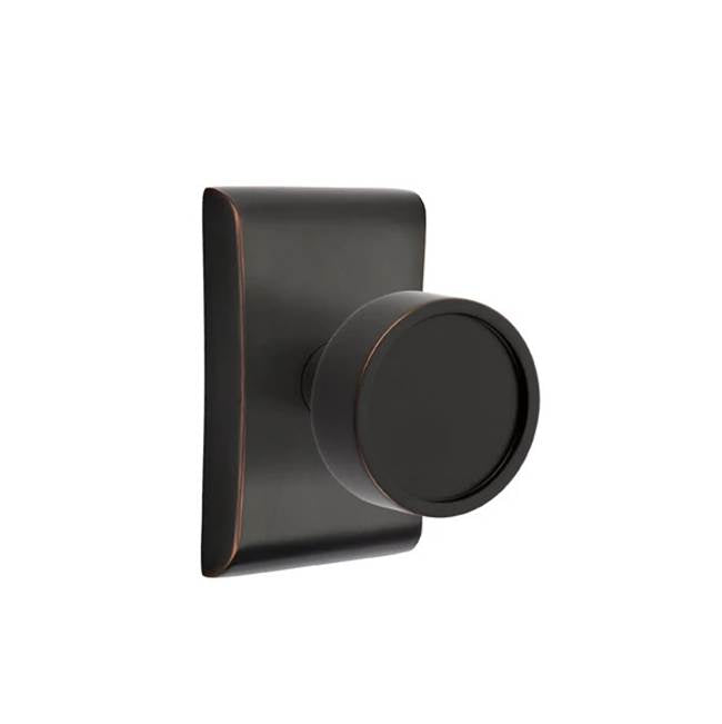Emtek - Privacy, Neos Rosette, Verve Knob, US10B - Oil Rubbed Bronze