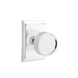 Emtek - Passage, Neos Rosette, Verve Knob, US26 - Polished Chrome